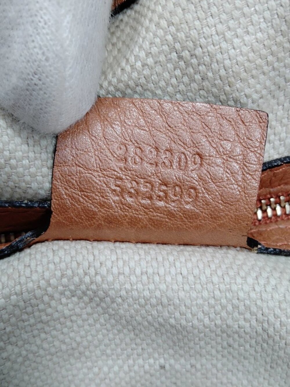 Authentic Gucci Soho Metallic Rose Gold Leather Tote Bag Tassel Shoulder Bag - Picture 16 of 16